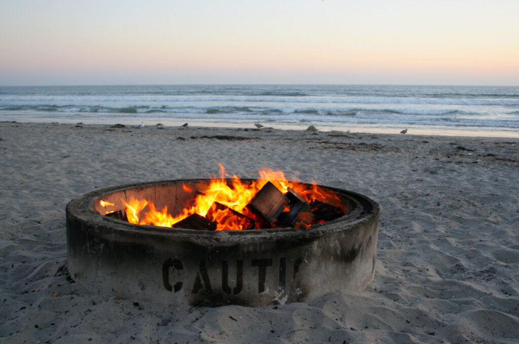 Ocean Beach Bonfire